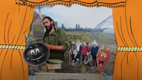 Andine et Osu, les mascottes des BP REA